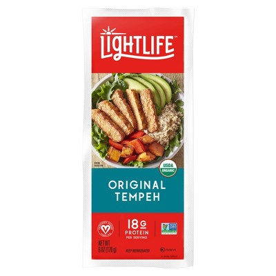 Lightlife Organic Vegan Tempeh Original - 8oz : Target