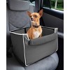 Precious Tails Oxford Pet Collapsible Car Booster Cat and Dog Seat - Gray - 3 of 3