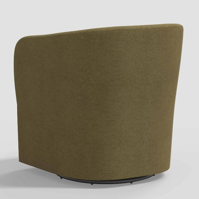 Rhea Swivel Chair in Linen - Threshold™, 5 of 8