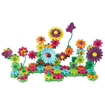 Learning Resources Gears! Gears! Gears! Build And Bloom Flower Garden Set - 116 Pieces, Ages 4+ STEM Toys for Kids