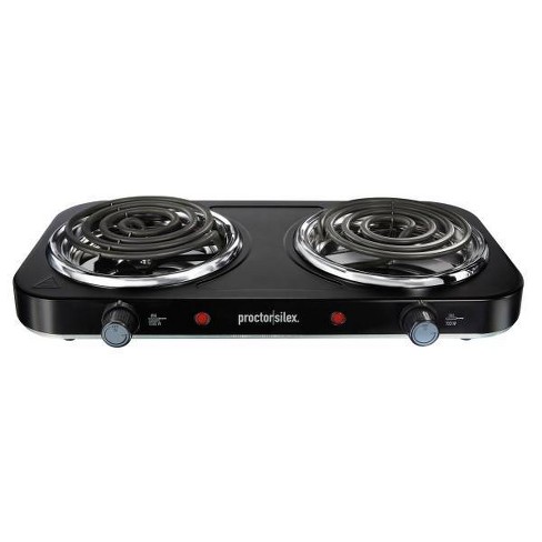 Electric Stove Single Double Burner Portable Travel Compact Small Hot Plate  Dorm