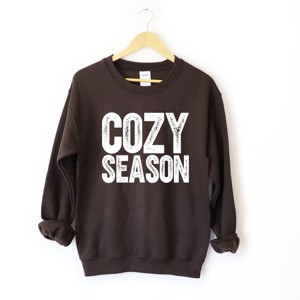 Simply Sage Market Cozy Season Bold Distressed Sweatshirt - 1 of 4
