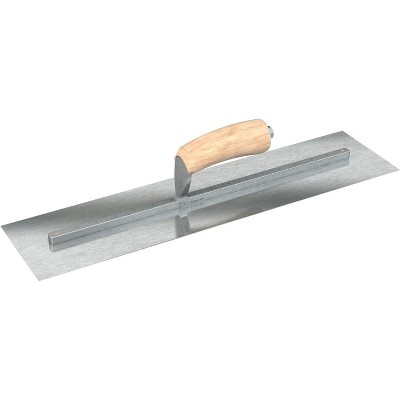 Bon Tool 66-316 Finish Trowel - Square - Razor Stainless - 20 X 5 - Wood
