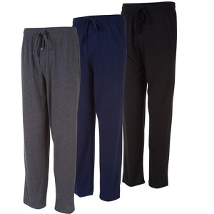 DARESAY Mens Lounge Pants with Pockets - Mens Pajama Pants - Lounge Pants Men, Up to 3XL Pack of 3 - 1 of 4
