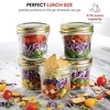Bormioli Rocco Quattro Stagioni Set of 6 Clear Airtight Mason Jars, Made from Food Safe Durable Glass, Made in Italy - 3 of 4