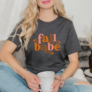 Simply Sage Market Fall Babe Stars Short Sleeve Tee - 1 of 4