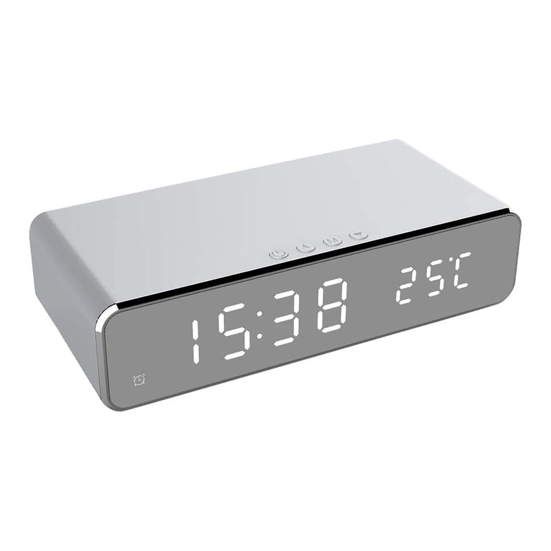 Link Modern and Sleek Alarm Clock with Qi Wireless Charger, 4 of 8