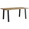vidaXL Dining Table 59.1 in.x35.4 in.x29.5 in. Solid Wood Acacia - 2 of 4