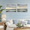 Stupell Industries Sunlit Sea Expanse 2pc Framed Giclee Art Set, White, 30" x 24" - 2 of 4