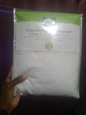 Sealy cozy dreams waterproof best sale fitted crib mattress pad