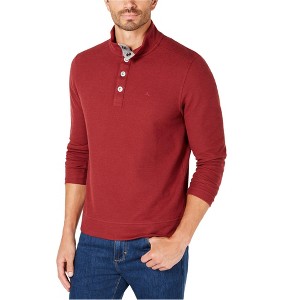 Tommy Bahama Mens Cold Springs Mock-Collar Henley Sweater - 1 of 1