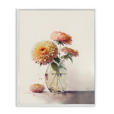 Stupell Industries Blooming Dahlias Painting, 24" x 30"