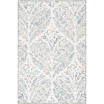 ivory/blue