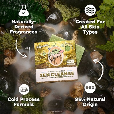 DR. SQUATCH Men's All Natural Bar Soap - Zen Cleanse - 5oz