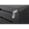 Kumasinova 3-Drawer Rolling File Cabinet with Lock,Mobile Office Storage Cabinet for Home Office,Heavy-Duty Metal Frame,330 lbs Capacity - 4 of 4