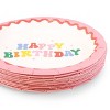 20ct 6.3" 'Happy Birthday' Wavy Snack Plates - 3 of 3