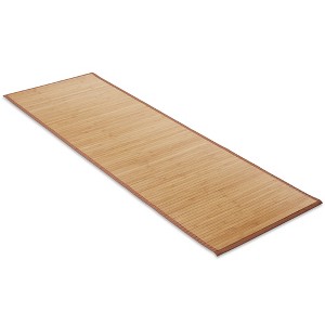 Casafield 72" x 24" Bamboo Floor Mat, Non-Slip Runner Area Rug for Entryway, Kitchen, and Laundry Room - 1 of 4