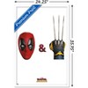 Trends International Marvel Deadpool & Wolverine - Mask and Claws One Sheet Framed Wall Poster Prints - 3 of 4