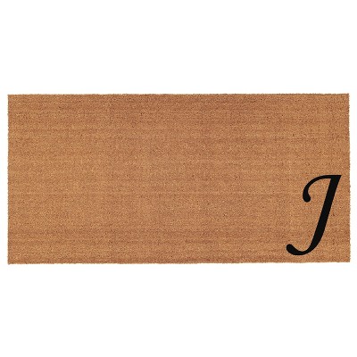 Calloway Mills 153623672J Urban Chic Monogram Doormat 3 ft. x 6 ft. (Letter J)