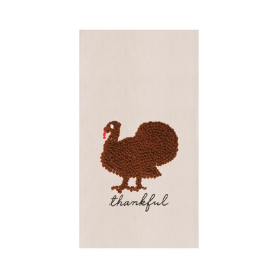 C&f Home Thankful French Knot Flour Sack Kitchen Towel : Target