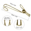 Unique Bargains Stainless Steel Universal Portable Clothespins - 2 of 4