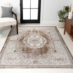 JONATHAN Y Rosalia Cottage Medallion Area Rug - 1 of 4