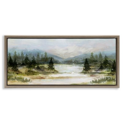 Stupell Industries Vast Country Landscape Rural Mountains, 25" x 11"