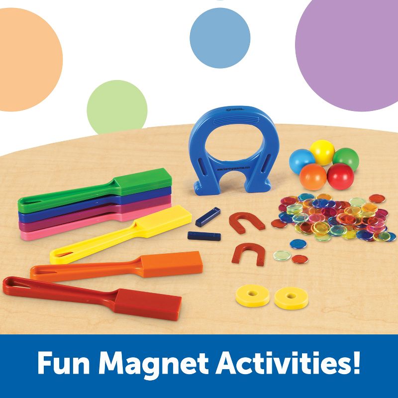 Learning Resources Super Magnet Lab Kit, 119-Piece Kit, Ages 5+, 3 of 7