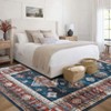 Machine Washable Rug with Non-Slip Backing Stain-Resistant Oriental Medallion Accent Rugs for Living Room Dining Room Bedroom Office Playroom - 2 of 4