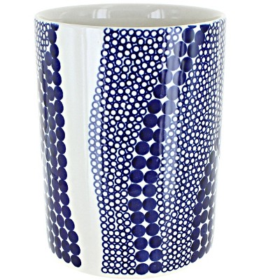 Blue Rose Polish Pottery 832 Zaklady Utensil Jar