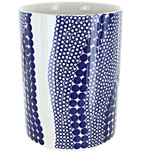 Blue Rose Polish Pottery 832 Zaklady Utensil Jar - 1 of 1