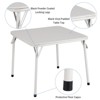Folding Card Table and Chair Set, Upholstered Foldable Table&Chair Set, Portable Children's Activity Table and Chairs Set for Eating, Reading - 3 of 4
