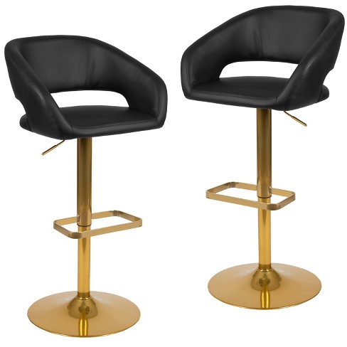 Vinyl bar best sale stools with backs