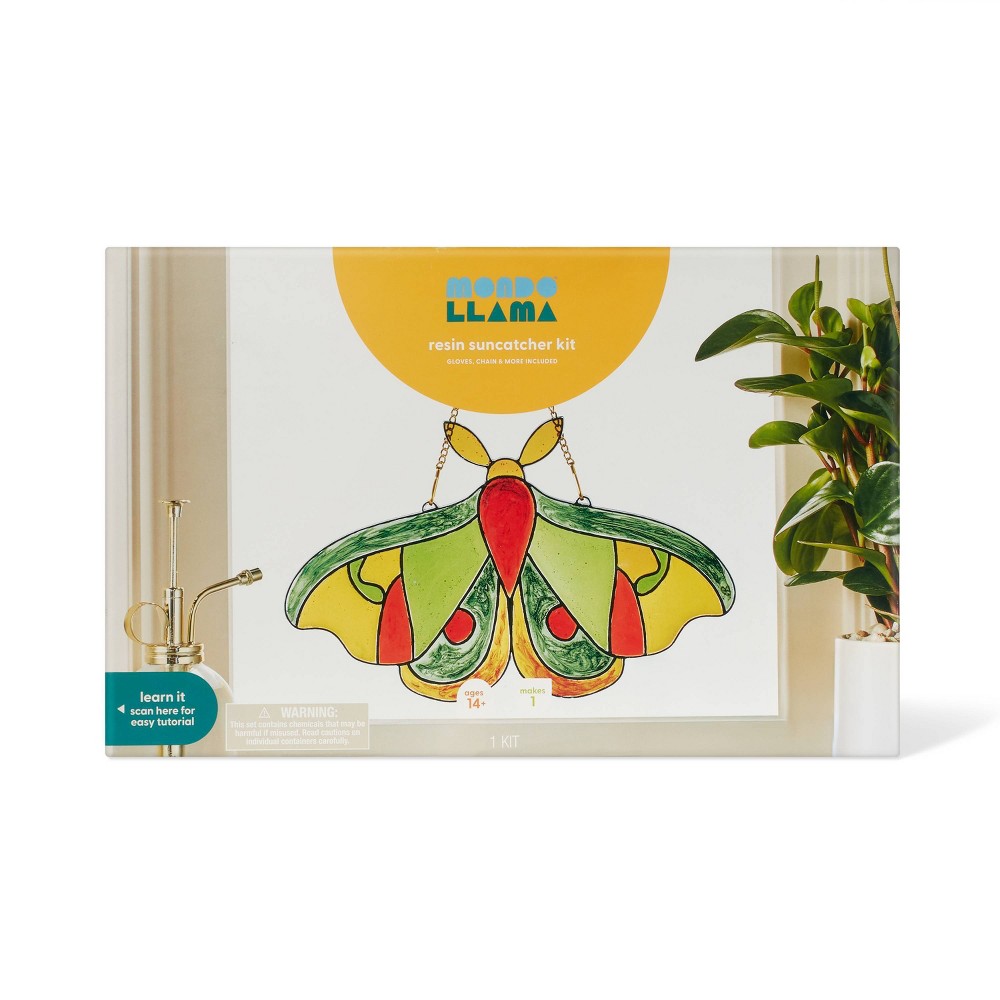 Halloween Craft Moth Resin Suncatcher Kit - Mondo Llama™