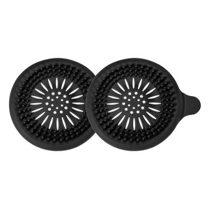 Unique Bargains Round Anti-Slip Bathroom with Suction Cups Drain Protector - 1 of 4