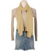 Elerevyo Women's Solid Chiffon Sheer Lightweight Soft Long Scarf Shawl 1 Pc - 2 of 4