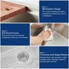 Farmhouse Kitchen Sink 30x22 Inch, Apron Front 304 Stainless Steel Drop-In Sinks, 16 Gauge Single Bowl Sink with Ledge & Accessories - 4 of 4