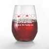 Creative Products True Love Lucky Ones Stemless Wine Glass - 2 of 2