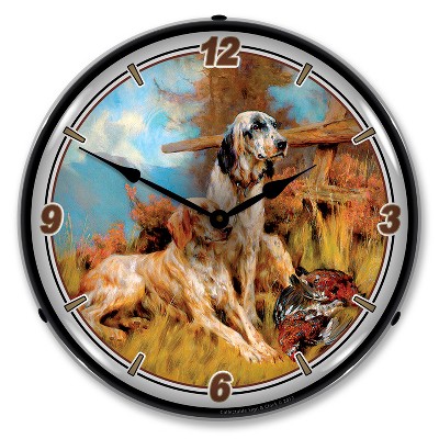 Collectable Sign & Clock | After the Hunt LED Wall Clock Retro/Vintage, Lighted