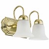 Livex Lighting Riviera 2 - Light Vanity in  Polished Brass - 4 of 4