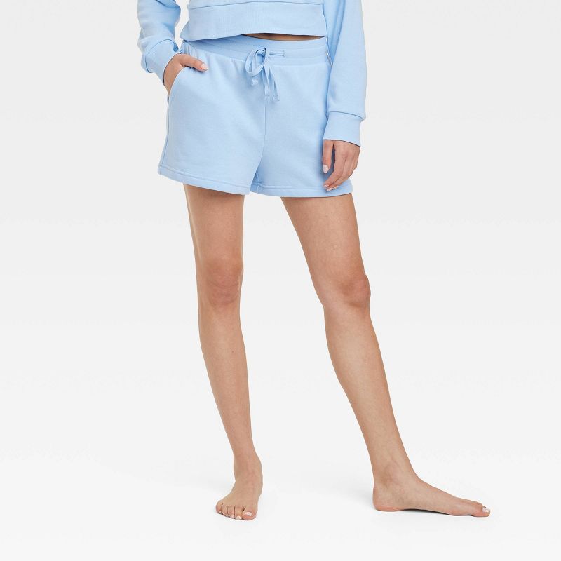 Women's Fleece Lounge Shorts - Colsie™, 2 of 6