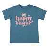 The Juniper Shop Happy Easter With Ears Toddler Short Sleeve Tee - 2 of 4