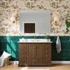 Matte Rounded Rectangle Bathroom Vanity Mirror, Over-Sink Wall Mirror with HD Tempered Glass and Anti-Rust Aluminum Frame - 4 of 4