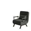 Dolonm 5-in-1 Folding Chair Bed, Adjustable Sleeper Sofa with Pillow, Convertible Futon for Small Spaces, Office, Living Room - 2 of 4