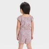 Toddler Girls' Printed Romper - Cat & Jack™ - 2 of 3