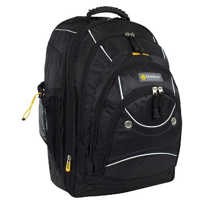 black outdoor backpack