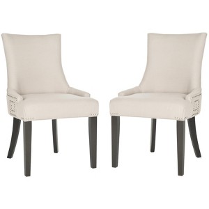 Gretchen 20" Side Chair With Nail Head Trim (Set of 2) - MCR4718 - Safavieh Couture - 1 of 4