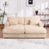 Polibi Oversized Double Chaise Lounge Sofa with Cup Holders and USB Ports - 2 of 4