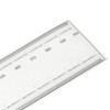 Unique Bargains PET Plastic Film Flexible Ruler with R Angle and Width Lines - 4 of 4
