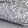 Washable Area Rug - Non-Slip Boho Rug, Stain Resistant Indoor Floor Carpet for Living Room, Bedroom Dining Room - 4 of 4